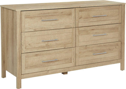 Office Star Stonebrook 6-Drawer Dresser [SK6DRD] Office Star Canyon Oak SK6DRD-CY