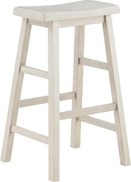 Office Star Tulsa 29" Saddle Stool 2-Pack [TUL29] Office Star Off White TUL29-OW