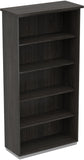 Office Star Tuxedo 5-Shelf Bookcase [TUX-56] Office Star Slate Grey TUX-56-SGW