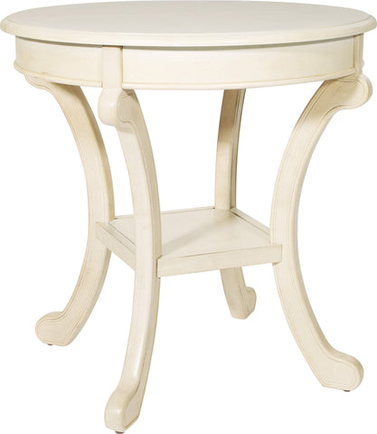 Office Star Vermont Accent Table [BP-VMTAT] Office Star Antique Beige BP-VMTAT-YCM2