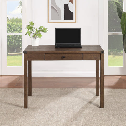 Office Star Victor Writing Desk [VTR4224] Office Star Brown Oak Writing Desk VTR4224-BN