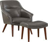 Office Star Waneta Chair and Ottoman [WNT] Office Star Pewter WNT-PD26