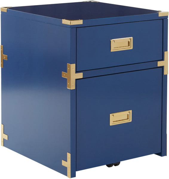 Office Star Wellington 2 Drawer File Cabinet [WEL1482] Office Star Lapis Blue File Cabinet WEL1482-LP