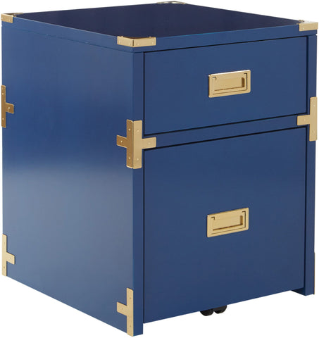 Office Star Wellington 2 Drawer File Cabinet [WEL1482] Office Star Lapis Blue File Cabinet WEL1482-LP