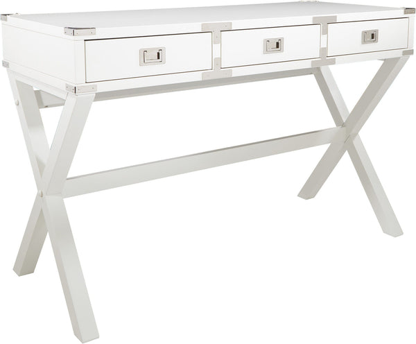Office Star Wellington 46" Desk with Power [WELP4630] Office Star White WELP4630-WH