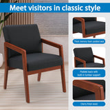 Office Star Wood Visitor's Chair with Memory Foam Seat - Cherry Finish [WD587] Office Star Guest Chair WD587