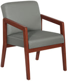 Office Star Wood Visitor's Chair with Memory Foam Seat - Cherry Finish [WD587] Office Star Guest Chair WD587
