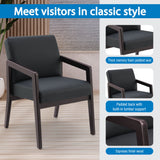 Office Star Wood Visitor's Chair with Memory Foam Seat - Espresso Finish [WD588] Office Star Guest Chair WD588