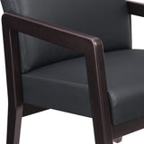 Office Star Wood Visitor's Chair with Memory Foam Seat - Espresso Finish [WD588] Office Star Guest Chair WD588