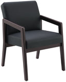 Office Star Wood Visitor's Chair with Memory Foam Seat - Espresso Finish [WD588] Office Star Guest Chair WD588