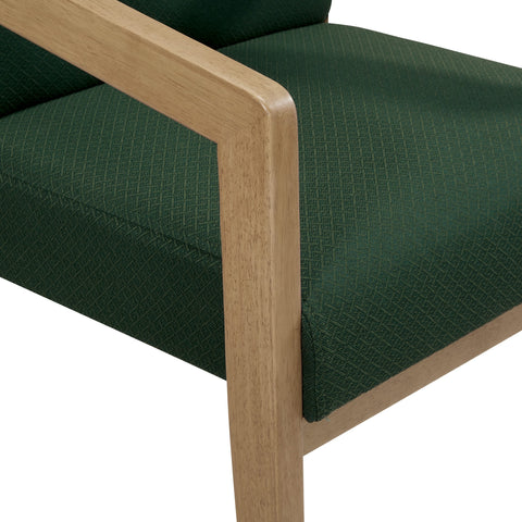 Office Star Wood Visitor's Chair with Memory Foam Seat - Medium Oak Finish [WD580] Office Star Guest Chair WD580
