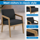Office Star Wood Visitor's Chair with Memory Foam Seat - Medium Oak Finish [WD580] Office Star Guest Chair WD580