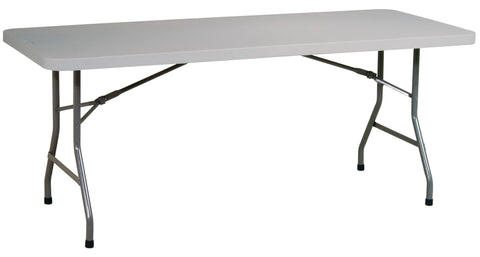 Office Star Work Smart™ 6' Resin Multi Purpose Table [BT06Q] Office Star Folding Table BT06Q