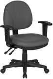 Office Star Work Smart™ Ergonomic Office Chair [8180] Office Star Grey Task Chair 8180-226