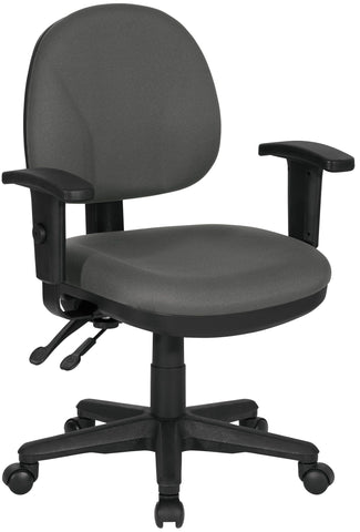 Office Star Work Smart™ Ergonomic Office Chair [8180] Office Star Grey Task Chair 8180-226