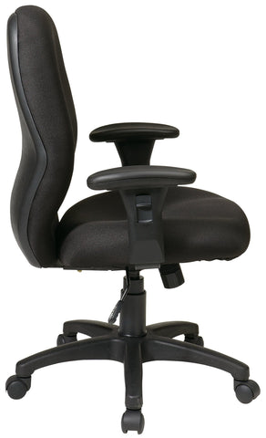 Office Star Work Smart™ Icon Black Synchro Chair [50321-231] Office Star Office Chair 50321-231