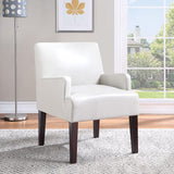 Office Star Work Smart™ Main Street Guest Chair Woven [MST55] Office Star Cream Faux Leather Arm Chairs MST55-PD28