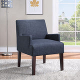 Office Star Work Smart™ Main Street Guest Chair Woven [MST55] Office Star Navy Fabric Arm Chairs MST55-M19