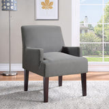 Office Star Work Smart™ Main Street Guest Chair Woven [MST55] Office Star Woven Charcoal Fabric Arm Chairs MST55-W12