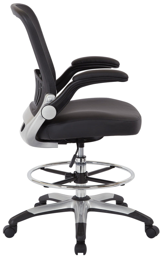 Office Star Work Smart™ Mesh Back Drafting Chair [DCY69006] Office Chairs Unlimited Free