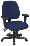 Office Star Work Smart™ Multi-Function Ergonomic Desk Chair [43819] Office Star Navy -225 Home Office Chair 43819-225