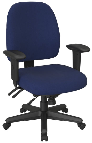 Office Star Work Smart™ Multi-Function Ergonomic Desk Chair [43819] Office Star Navy -225 Home Office Chair 43819-225