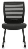 Offices To Go Armless Mesh Back Visitors Chair [OTG10706B] Offices To Go Mesh Chair OTG10706B