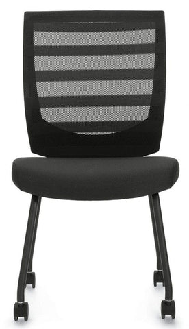 Offices To Go Armless Mesh Back Visitors Chair [OTG10706B] Offices To Go Mesh Chair OTG10706B
