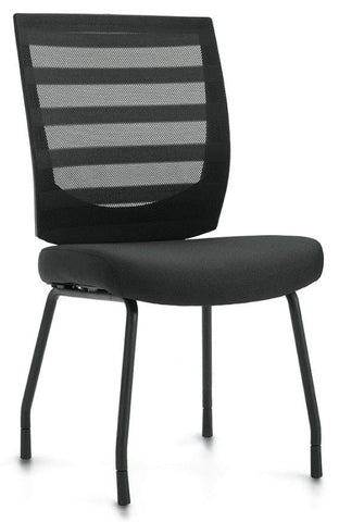 Offices To Go Armless Mesh Back Visitors Chair [OTG10706B] Offices To Go Mesh Chair OTG10706B