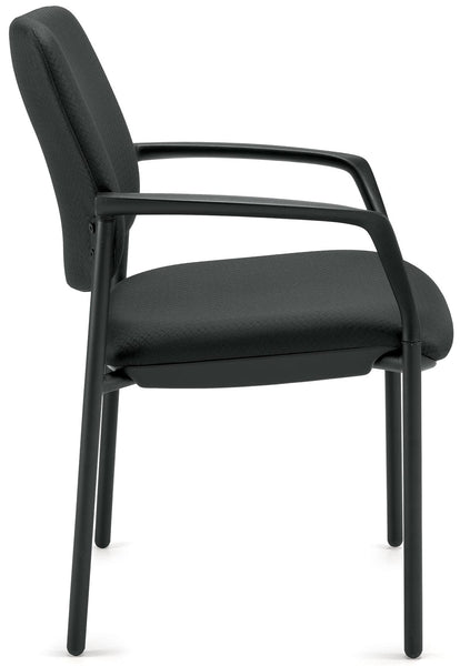 Offices To Go Black Fabric Waiting Room Chair with Arms [OTG3918B] Offices To Go Guest Chair OTG3918B