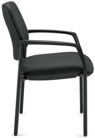 Offices To Go Black Fabric Waiting Room Chair with Arms [OTG3918B] Offices To Go Guest Chair OTG3918B
