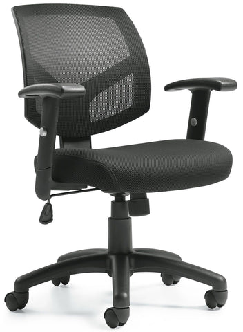 Offices To Go Mid Back Mesh Office Chair [OTG11514B] Offices To Go Mesh Chair OTG11514B