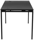 OSP Designs 60” Writing Desk with Top / Metal Legs [PRD3060D] Office Star Writing Desk