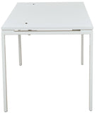 OSP Designs 60” Writing Desk with Top / Metal Legs [PRD3060D] Office Star Writing Desk