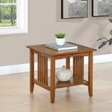 OSP Designs Sierra Mission End Table In Oak [SRA09] Office Star End Table