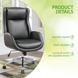 OSP Furnishings Blanchard Faux Leather Office Chair [BLD] Office Star Leather Office Chair