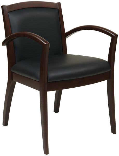 OSP Furniture® Napa Guest Chair Full Cushion Back [NAP97] Office Star Espresso Guest Chair NAP97ESP-EC3