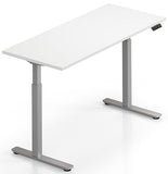 OTG Height Adjustable Table, Dual Stage, Base and Top Included [OTGHABASE2-TOP] Offices To Go 48" x 24" / White Laminate (WHI) Adjustable Height Tables SL4824WHI