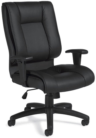OTG LuxPlus Leather Task Chair with Arms [OTG2780] Offices To Go Leather Office Chair