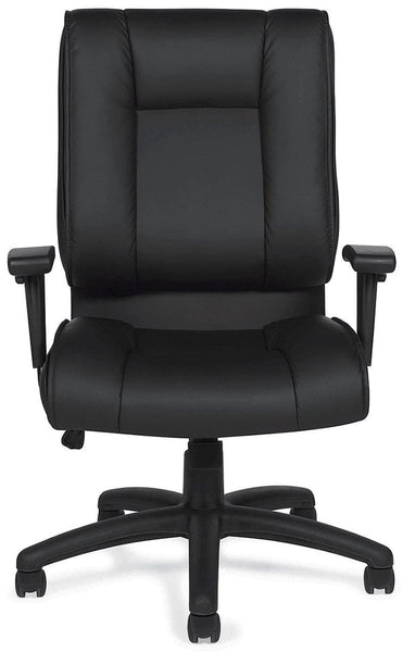 OTG LuxPlus Leather Task Chair with Arms [OTG2780] Offices To Go Rolling Casters - Included Leather Office Chair OTG2780