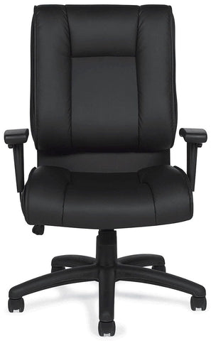 OTG LuxPlus Leather Task Chair with Arms [OTG2780] Offices To Go Rolling Casters - Included Leather Office Chair OTG2780