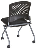 Pro-Line II™ Deluxe Armless Folding Chair Titanium, 2-Pack [83220] Office Star 83220-30