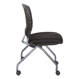 Pro-Line II™ Deluxe Armless Folding Chair Titanium, 2-Pack [83220] Office Star 83220-30