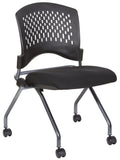 Pro-Line II™ Deluxe Armless Folding Chair Titanium, 2-Pack [83220] Office Star 83220-30
