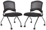 Pro-Line II™ Deluxe Armless Folding Chair Titanium, 2-Pack [83220] Office Star 83220-30