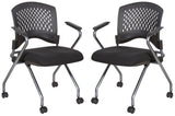 Pro Line II Deluxe Padded Folding Chair, 2-Pack [84330-30] Office Star Stacking Chair 84330-30