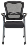 Pro-Line II™ Titanium Visitors Mesh Arm Chair ProGrid® Back [84540-30] Office Star Mesh Chair 84540