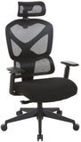 ProLine II Mesh Back Heavy Duty Chair with Adjustable Headrest [71142HR-3] Office Star Mesh Chair 71142HR-3