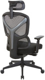 ProLine II Mesh Back Heavy Duty Chair with Adjustable Headrest [71142HR-3] Office Star Mesh Chair 71142HR-3
