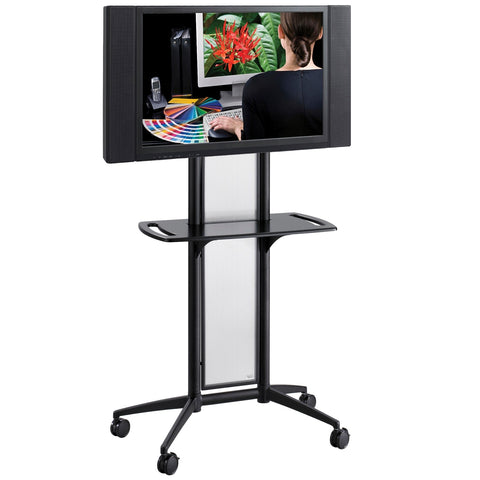 Safco Impromptu® Flat Panel TV Cart Safco Black 8926BL